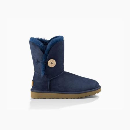 UGG Bailey Button II Navy Boots for Women (QCZN47102)